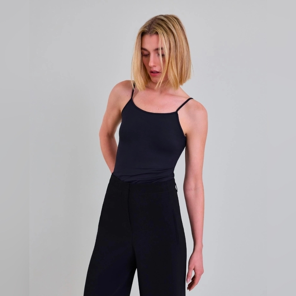 Anne Fontaine Cintia Camisole Black Sz 8